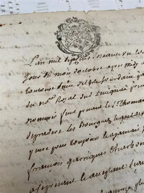 Notarial records and legal documents