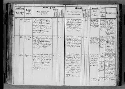 Church books and parish records