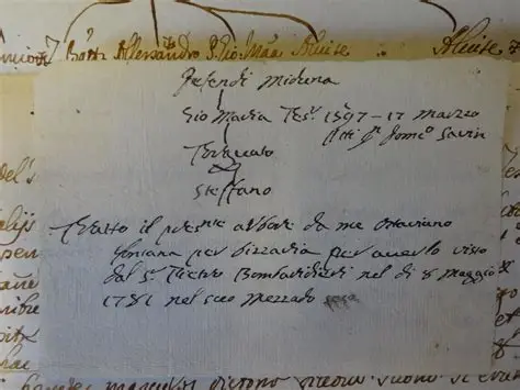 Family history and archival letters